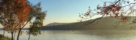 Susquehanna River in the fall